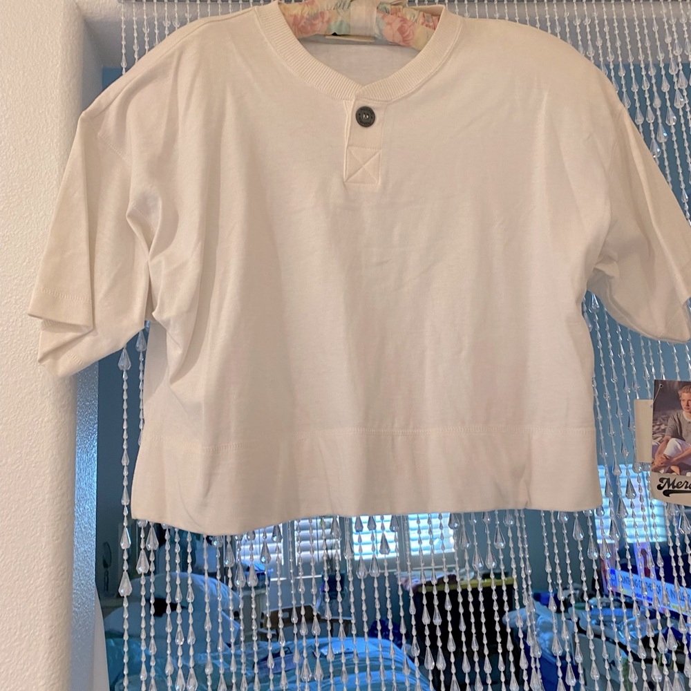 MERONA CROP BLOUSE - Picture 1 of 6